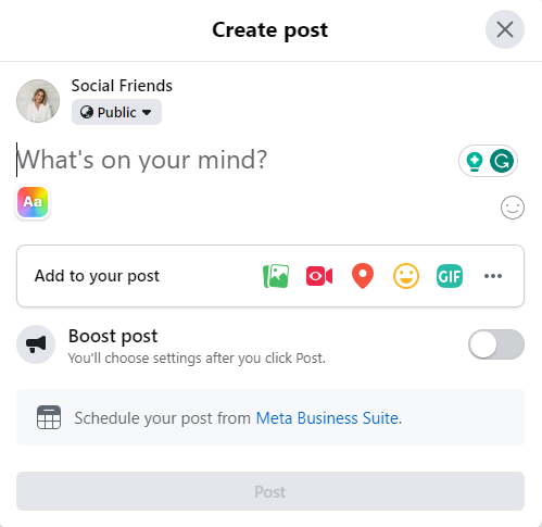 Compose Your Post Compose Your Post