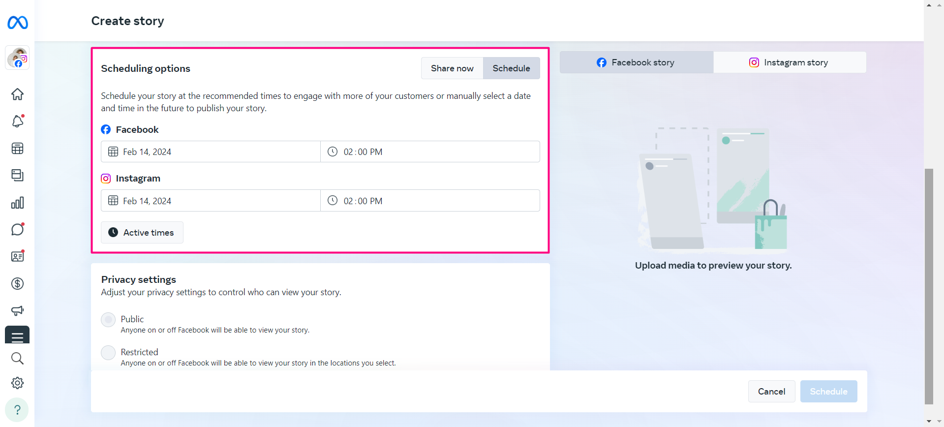 Scheduling Your Story Scheduling Your Story