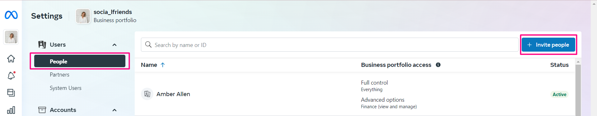 Click "People" and then "Invite People". Click "People" and then "Invite People".