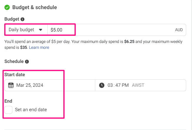 Step 04: Set a Budget and Schedule Step 04: Set a Budget and Schedule