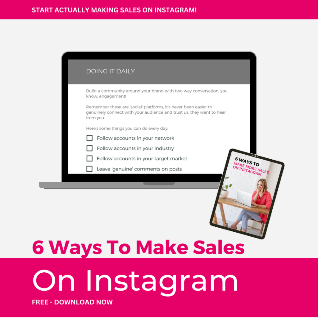 6 Ways to makes sales on the Gram (1)
