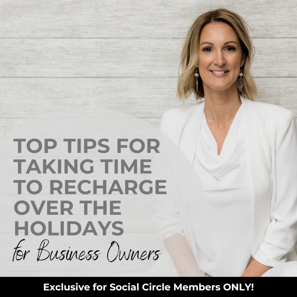 Top Tips for Taking Time to Recharge Over the Holidays