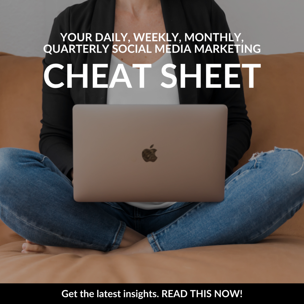 Your Daily, Weekly, Monthly & Quarterly Social Media Marketing Cheat Sheet (1)